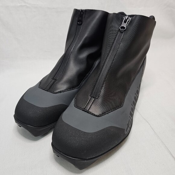 Salomon Escape Prolink Ski Boots Black Gray Cross Country Men's Size 10.5 - Picture 4 of 12